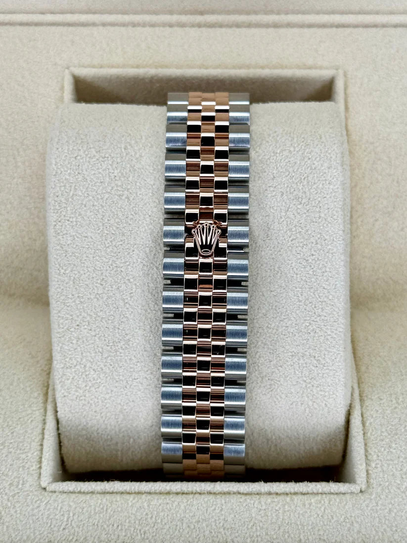 Rolex Datejust m278381-0005/0006 Chocolate Roman Diamond 31mm Dial Diamond-Set Bezel and Oyster Bracelet Watch - Image 10