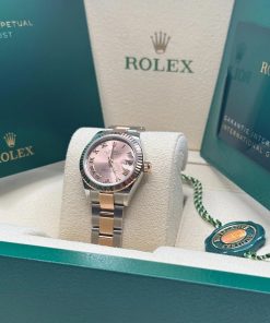 Alternative view of Rolex Lady-Datejust 28mm 279171 Pink Roman Oyster Stainless Steel and Rose Gold