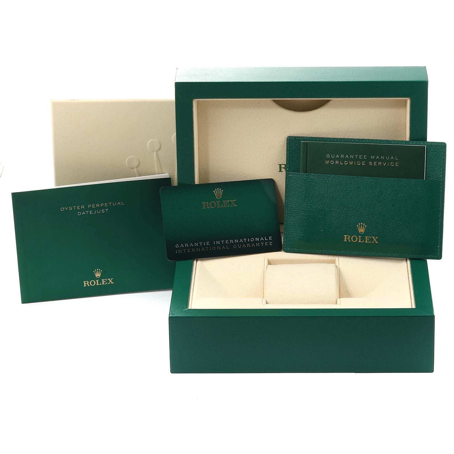 Rolex Datejust m278243-0029/0030 31mm Olive Green Dial Yellow Rolesor Oyster Watch - Image 2