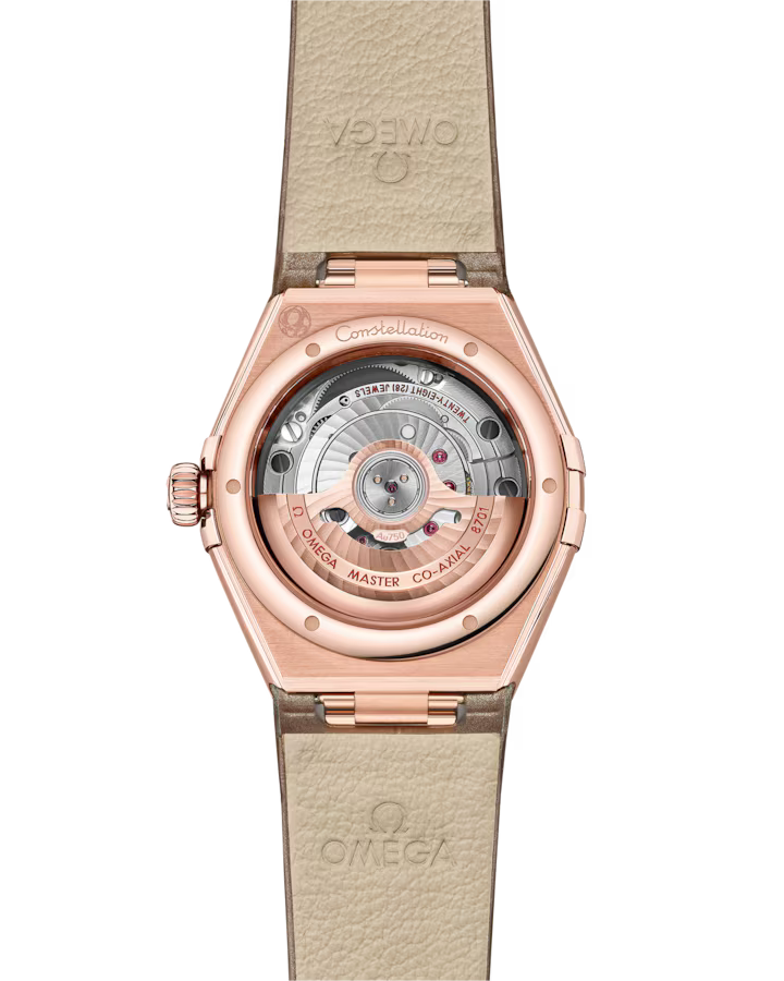 Omega Constellation Ladies' Selection 29mm Sedna�?gold on leather strap 131.58.29.20.52.002 - Image 2