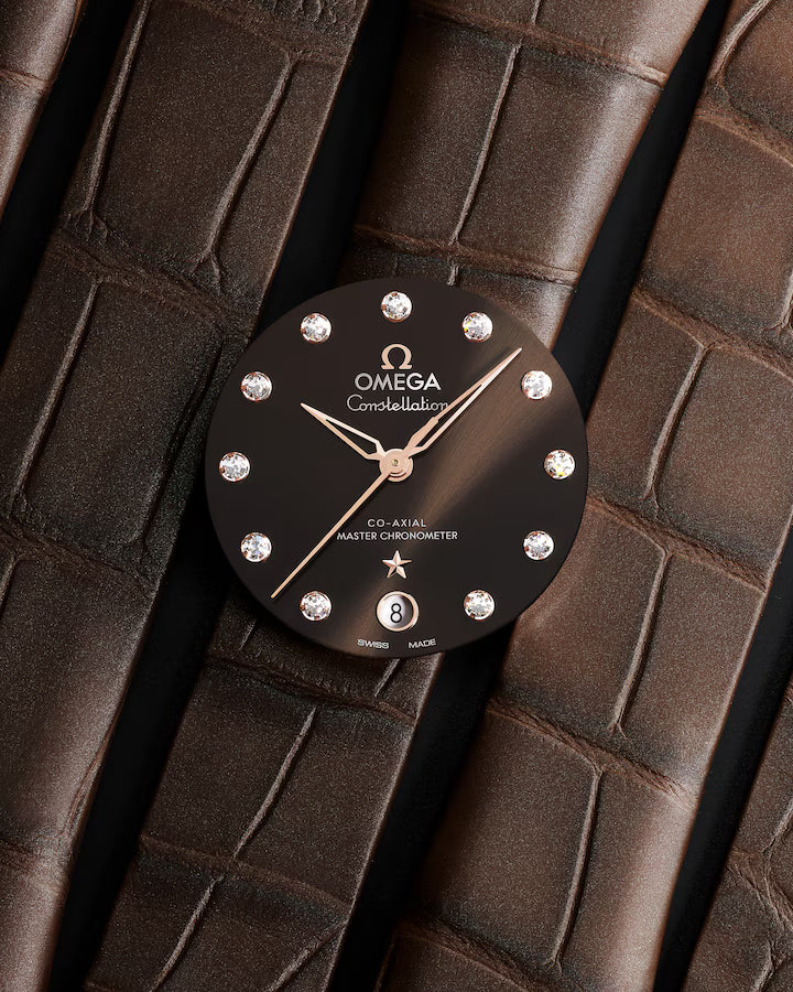 Omega Constellation 36mm Brown Dial with Diamonds Stainless Steel and Sedna�?18k Rose Gold Strap 131.28.36.20.63.001 - Image 6