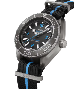 Alternative view of Omega Seamaster Planet Ocean 6000M 45.5mm Black Dial Titanium Strap 215.92.46.21.01.001
