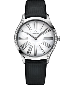Omega De Ville Trésor 36mm White Dial with Diamonds Stainless Steel Strap 428.17.36.60.05.001