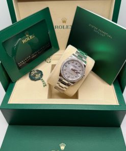 Alternative view of Rolex  Datejust 36mm 126284 Mother-of-Pearl Dial Oyster Bracelet