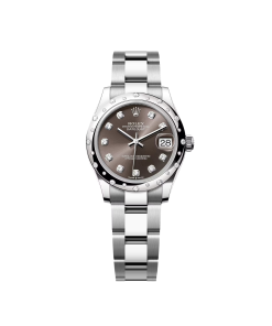 Alternative view of Rolex Datejust m278344 Dark Grey Dial 31mm Domed Diamond