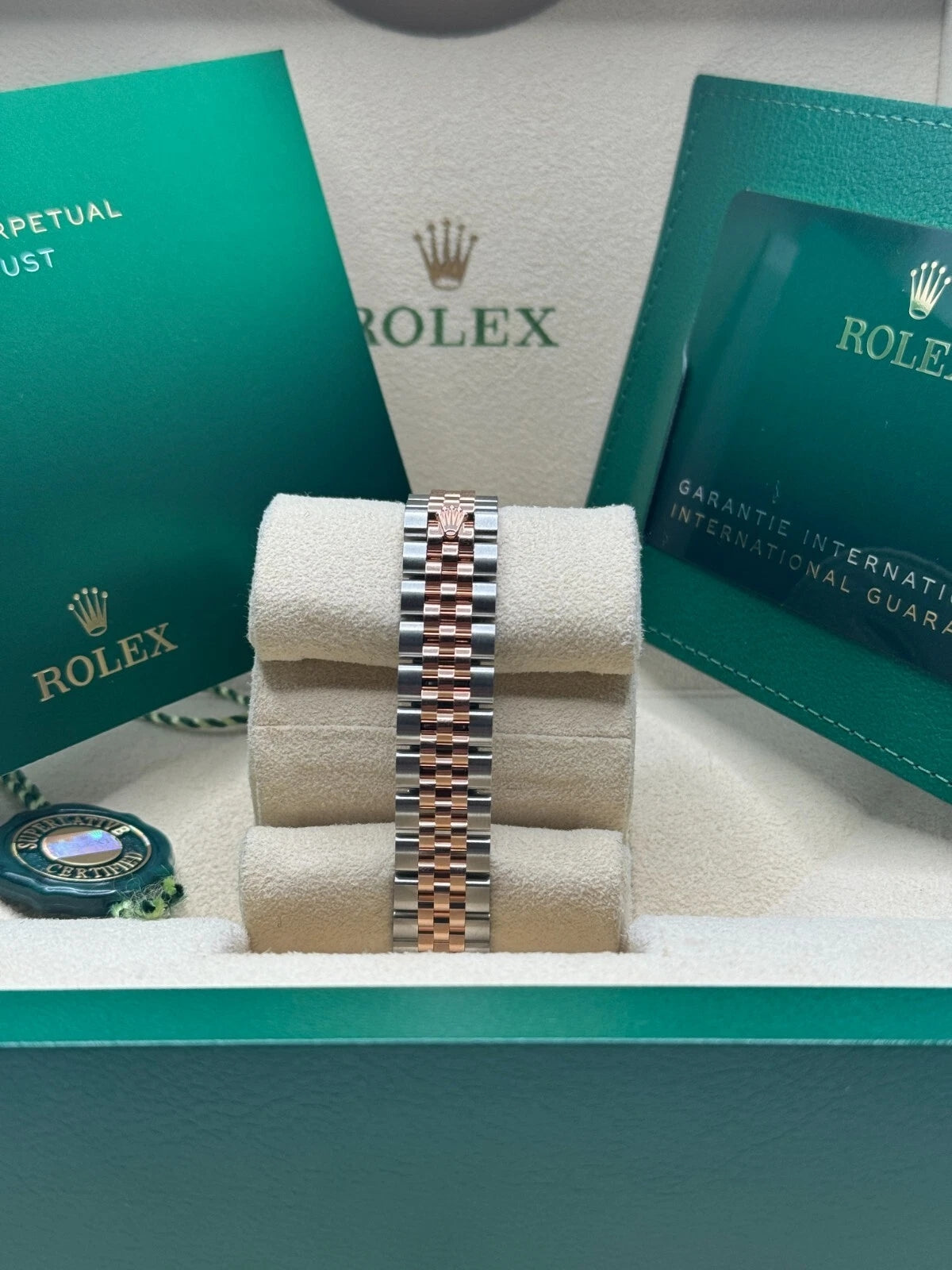 Rolex Lady-Datejust 28mm 279381RBR Chocolate Roman Dial Oyster Bracelet - Image 6