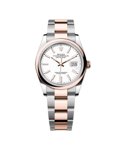 Alternative view of Rolex  Datejust 36mm 126201 White Dial Jubilee Bracelet Watch