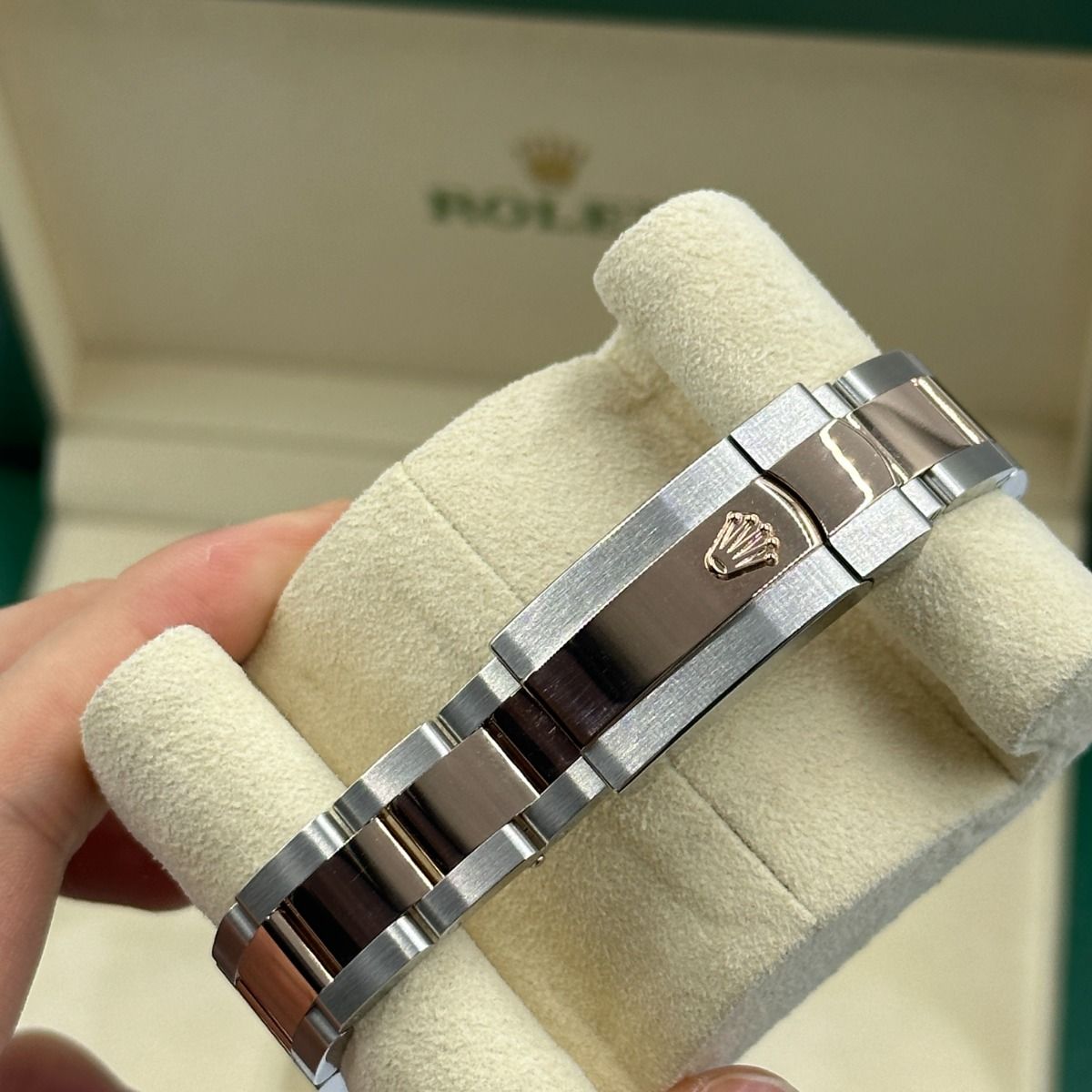 Rolex Datejust m278381-0031/0032 Silver Floral Motif Diamond Dial Diamond-Set Bezel 31mm - Image 7