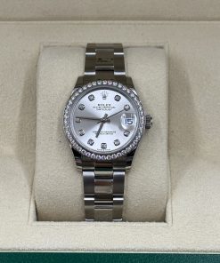 Alternative view of Rolex Datejust m278384RBR-0033/0034 Silver 31mm Dial Oyster Watch