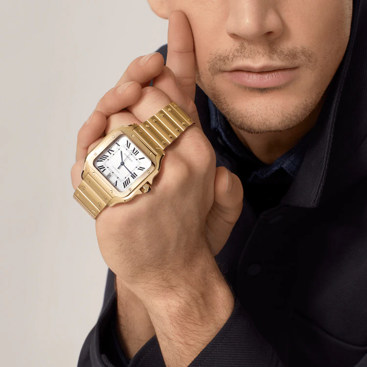 Cartier SANTOS Gold 39.8mm - Image 7