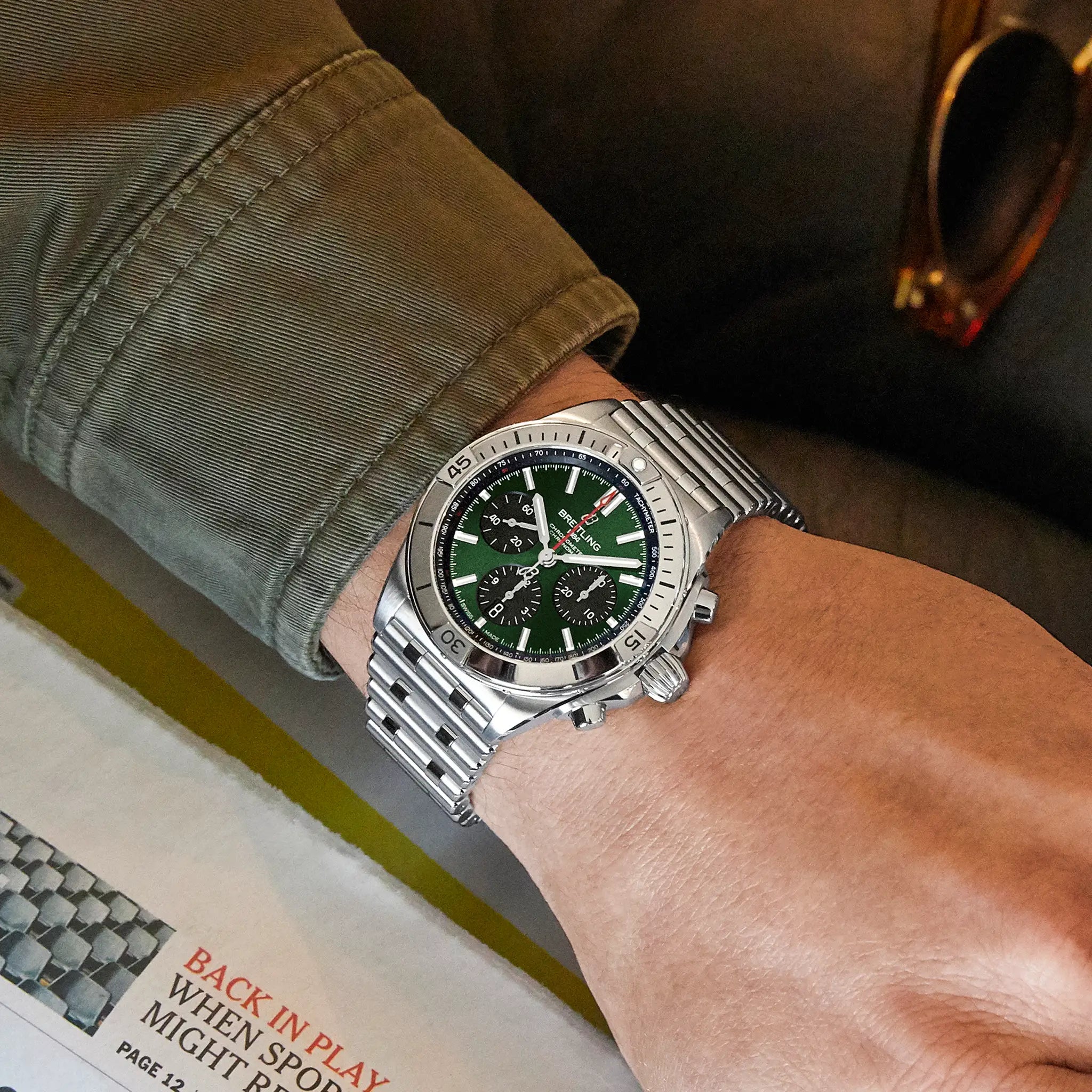 Breitling Chronomat B01 42 Bentley AB01343A1L1A1 - Image 4