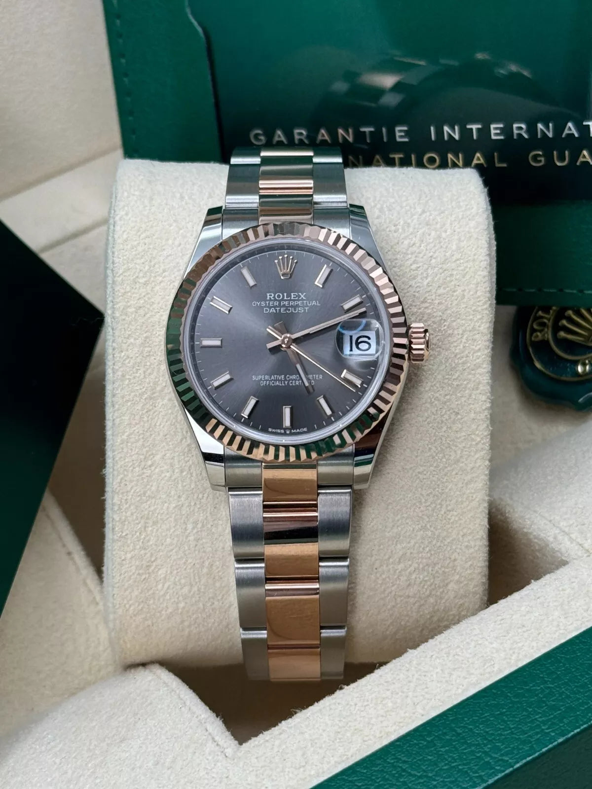 Rolex Datejust m278271-0017/0018 Slate 31mm Dial Oyster Bracelet Watch - Image 12