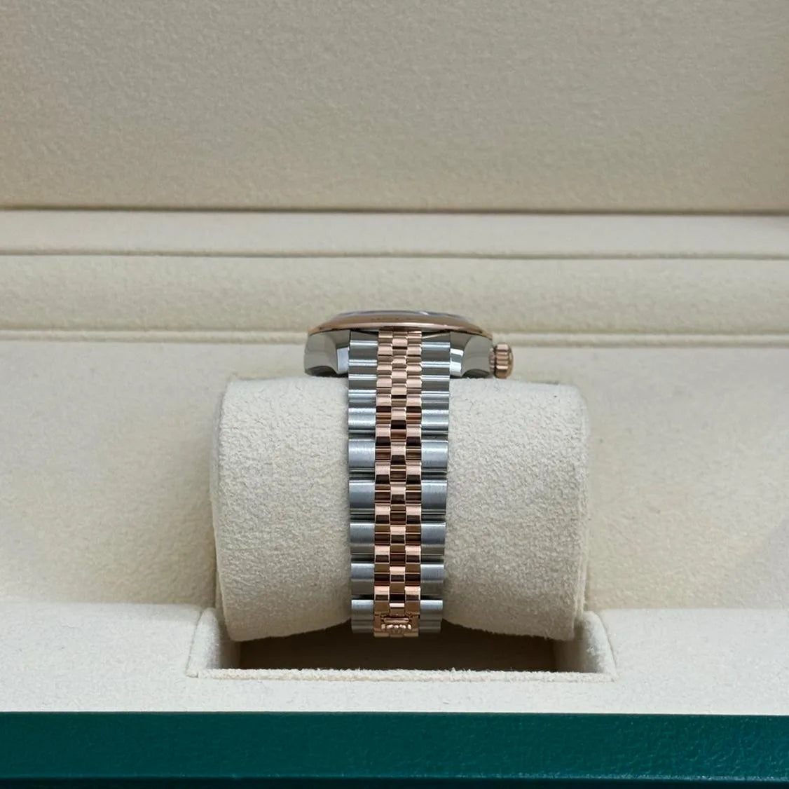 Rolex Lady-Datejust 28mm 279161 Chocolate Roman Dial, Two Tone Stainless Steel & 18K Rose Gold Oyster Bracelet Women's Watch - Image 4