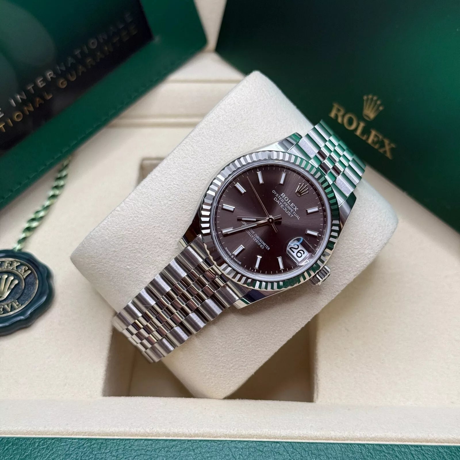 Rolex Datejust m278274-0015/0016 Dark Grey Dial 31mm Oyster Bracelet - Image 4