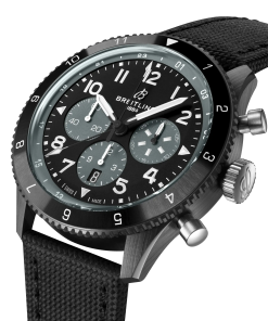 Alternative view of Breitling Classic AVI Super AVI B04 Chronograph GMT 46 Mosquito Night Fighter SB04451A1B1X1