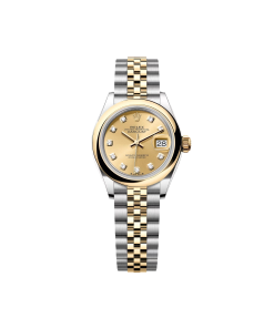 Rolex Lady-Datejust 28mm  279163 Champagne Diamond Dial
