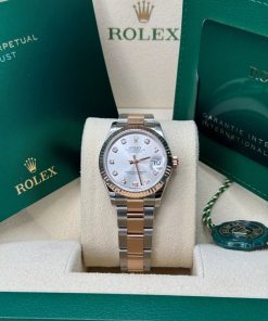 Alternative view of Rolex Datejust m278271-0015/0016 Silver 31mm Dial Oyster Bracelet Watch
