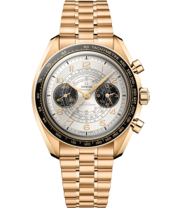 Omega Speedmaster Chronoscope Silver Dial 43mm Moonshine�?18k Rose Gold Bracelet 522.60.43.51.02.001
