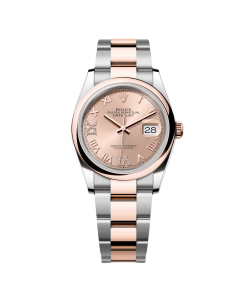 Alternative view of Rolex  Datejust 126201 Rosé 36mm Dial Oyster Bracelet Watch