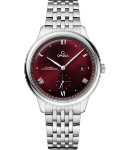 Omega De Ville Prestige 41mm Red Dial Stainless Steel Bracelet 434.10.41.20.11.001