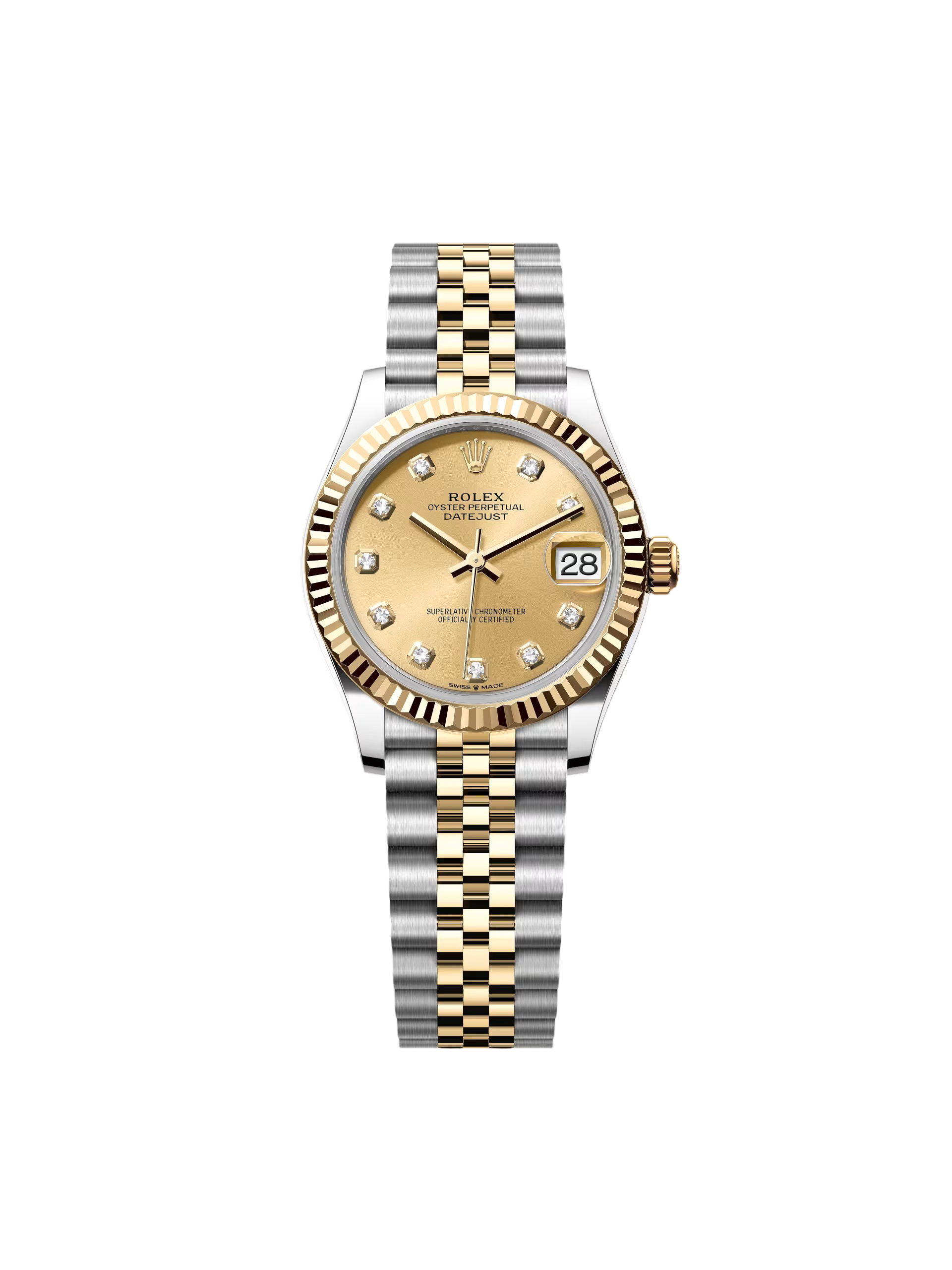 Rolex Datejust m278273-0025/0026 31mm Champagne Dial Stainless Steel and Yellow Gold Oyster Watch