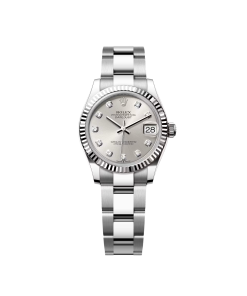 Alternative view of Rolex Datejust m278274-0029/0030 Silver 31mm Dial Oyster Watch
