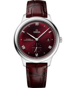 Omega De Ville Prestige 41 mm Red Dial Stainless Steel Strap 434.13.41.20.11.001