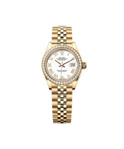 Alternative view of Rolex Lady-Datejust 28mm 279138RBR White Dial President Bracelet Watch