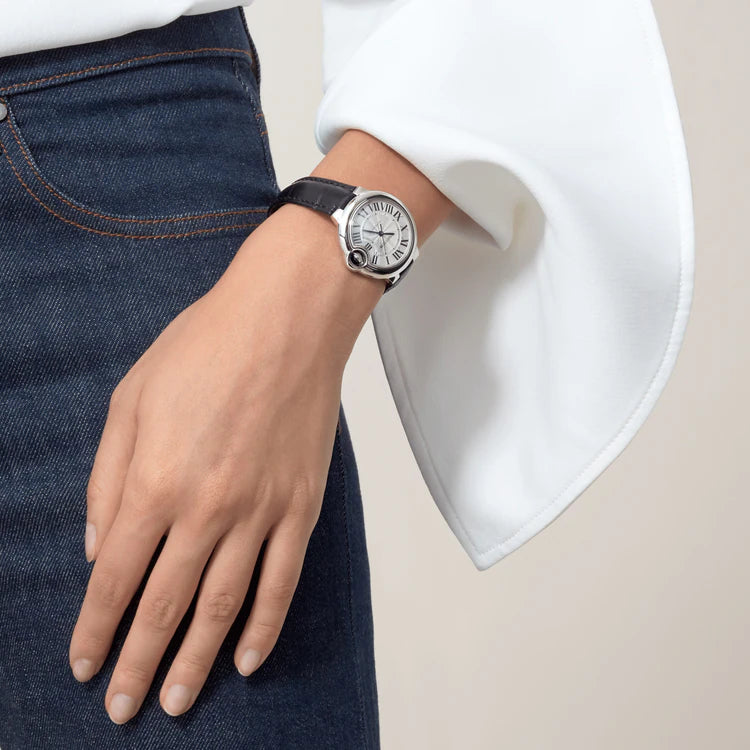 Cartier BALLON BLEU Alligator Strap 33mm - Image 4