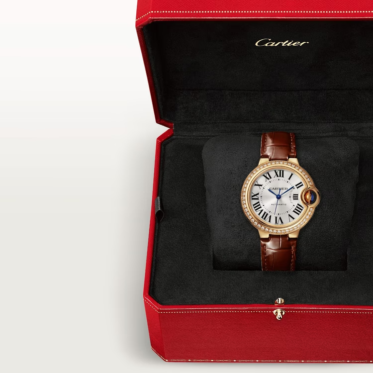 Cartier BALLON BLEU Diamond Yellow Gold 33mm - Image 7