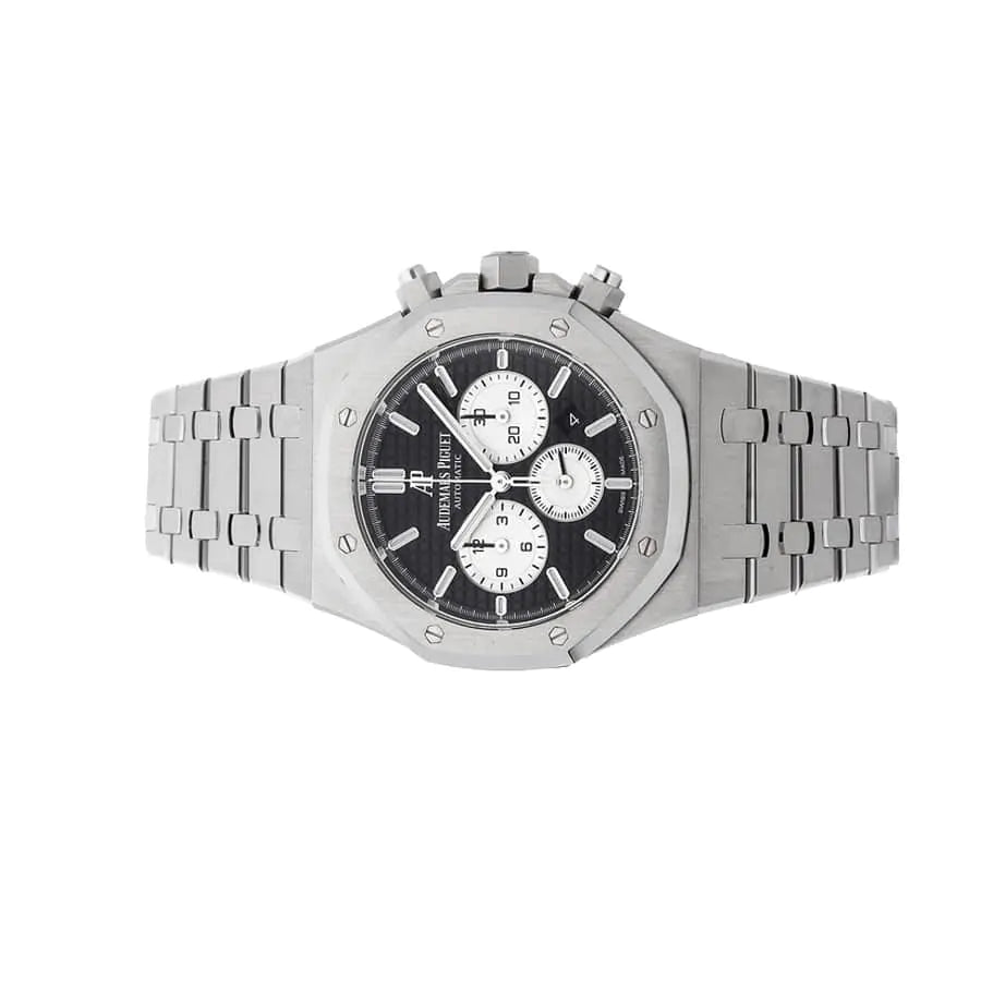 Audemars Piguet Royal Oak Chronograph Watch-Black Dial 41mm - Image 4
