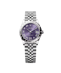 Rolex Datejust m278344-0027/0028 Aubergine Diamond Dial 31mm Oyster