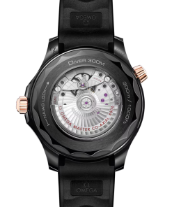 Alternative view of Omega Seamaster Diver 300M 43.5mm Black Dial Black ceramic Strap 210.62.44.20.01.001