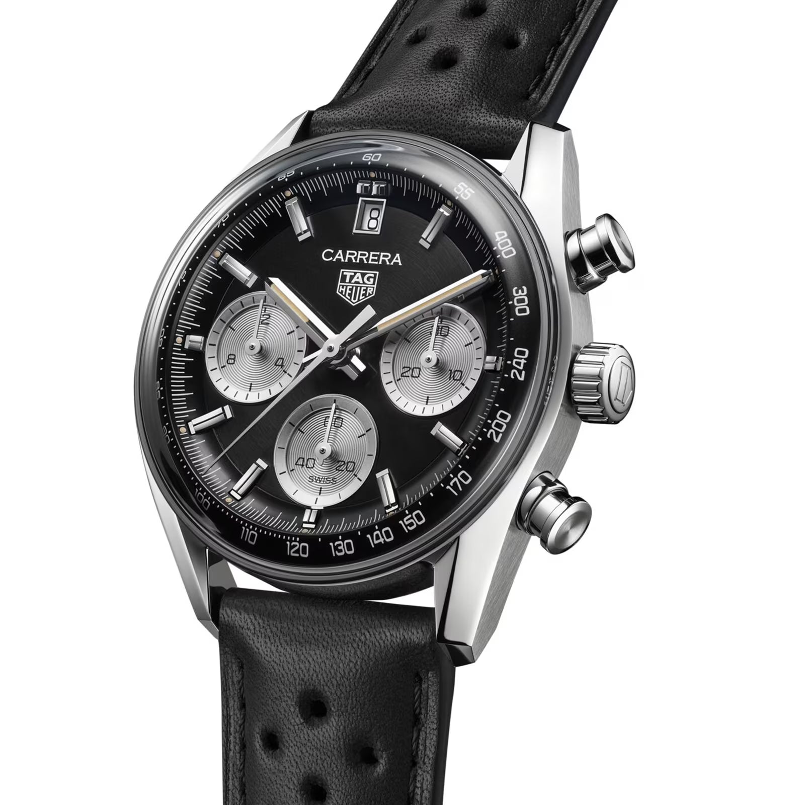 TAG Heuer Carrera Chronograph 39mm Mens Watch Black CBS2210.FC6534 - Image 7