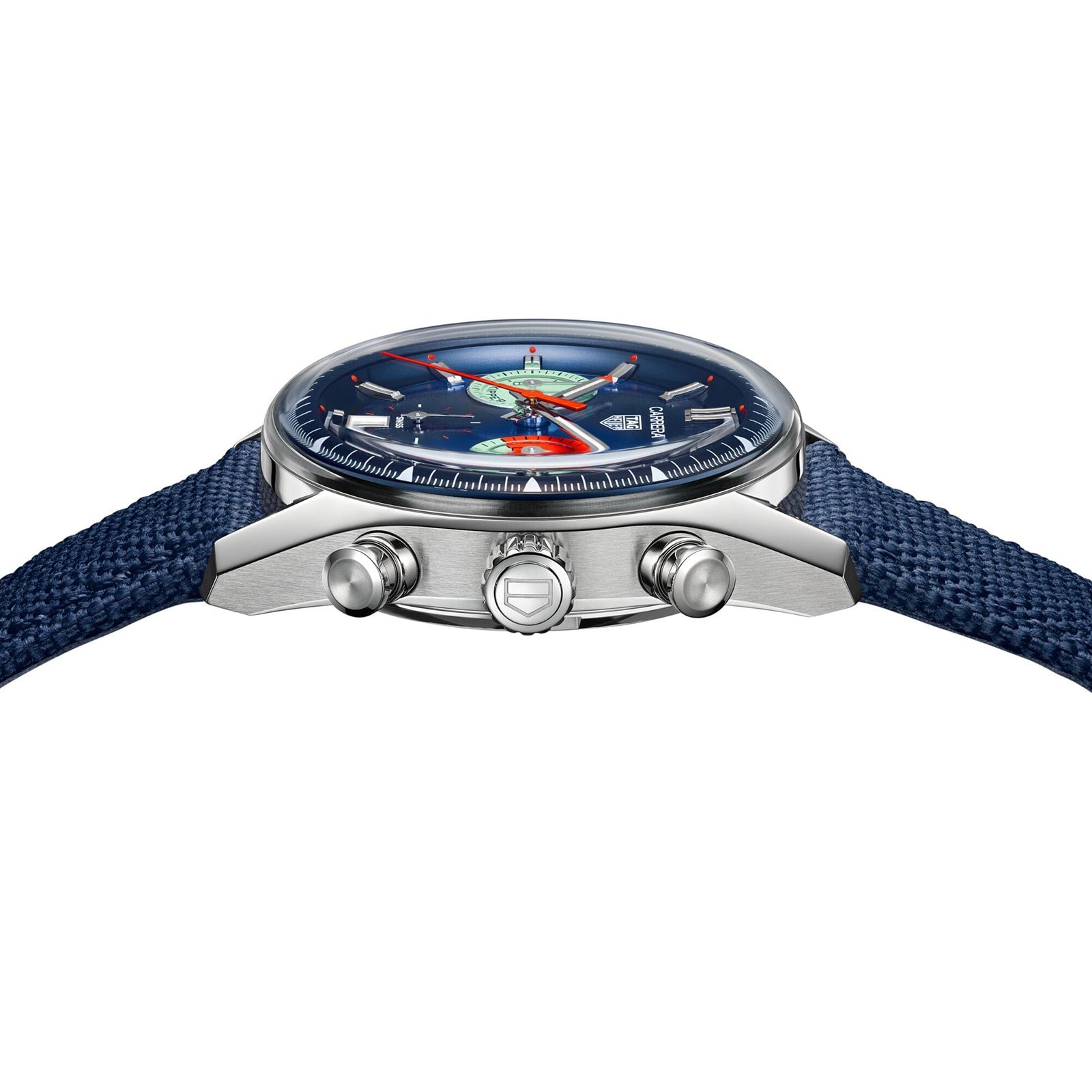 TAG Heuer Carrera Chronograph Skipper 39mm Mens Watch Blue CBS2213.FN6002 - Image 4