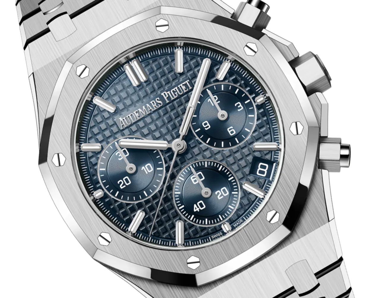 Audemars Piguet ROYAL OAK “Night Blue Cloud 50�?Dial CHRONOGRAPH 41mm - Image 3