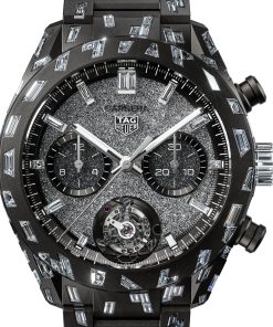 Alternative view of TAG Heuer Carrera Tourbillon Nanograph Plasma Diamant d’Avant-Garde  Automatic 44mm Aluminum CBN5A91.BZ0000