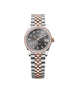 Alternative view of Rolex Datejust m278381RBR Slate 31mm Dial Diamond-Set Bezel