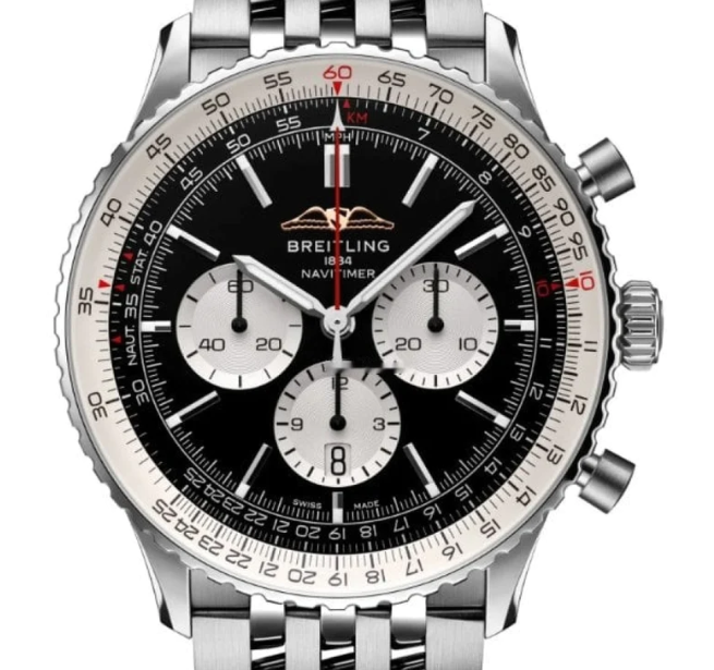 Breitling AB0137211B1A1 Navitimer B01 Black Dial - Νew - Image 2
