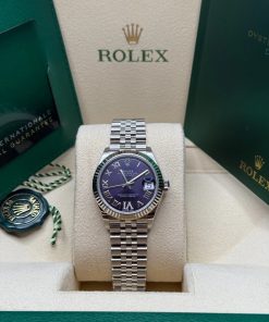 Alternative view of Rolex Datejust m278274-0025/0026 Aubergine 31mm Dial Oyster Watch