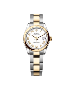Rolex Datejust m278243-0001/0002 31mm White Dial Yellow Rolesor Oyster Watch