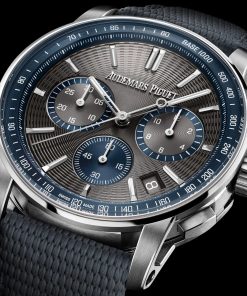 Alternative view of Audemars Piguet Code 11.59 Chronograph Steel 41mm Grey Dial 26393ST.OO.A009KB.01