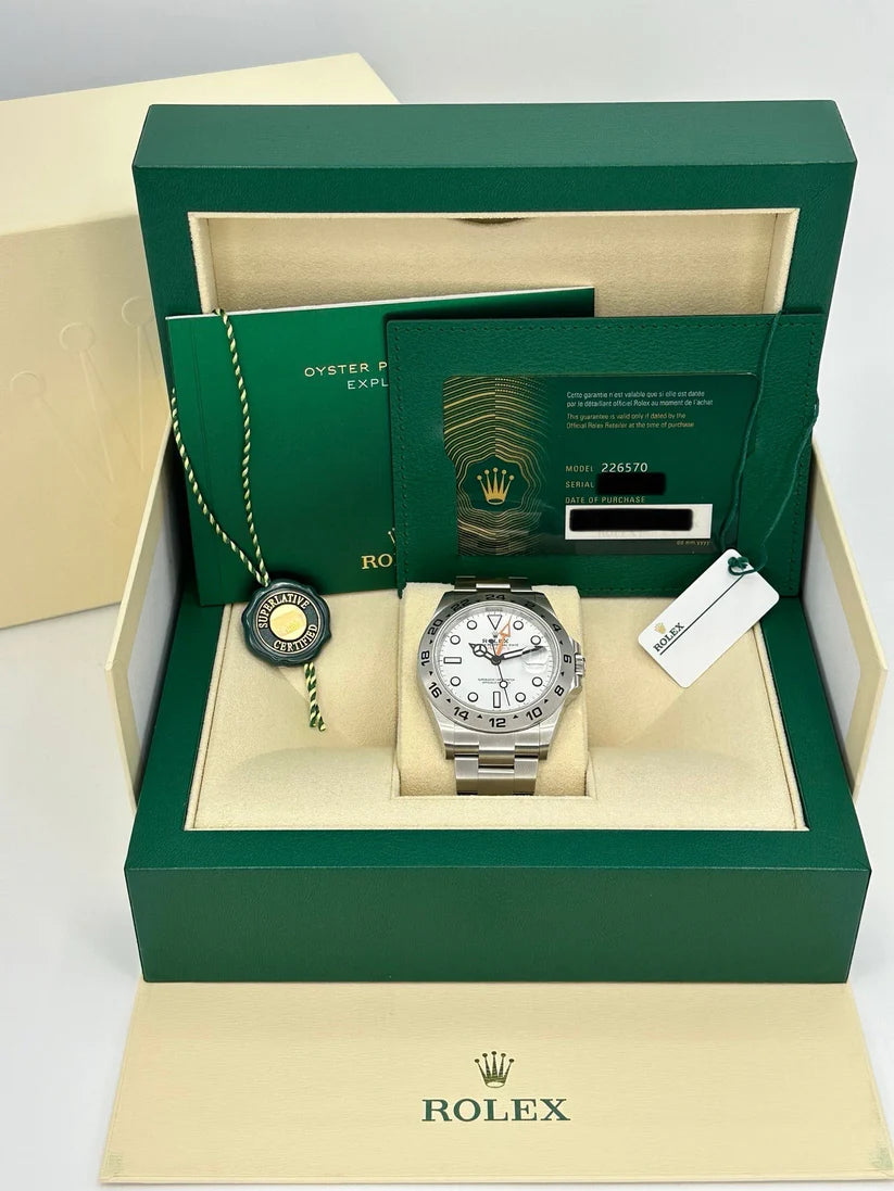 Rolex Explorer II 226570 42mm White Dial Men’s Watch - Image 9