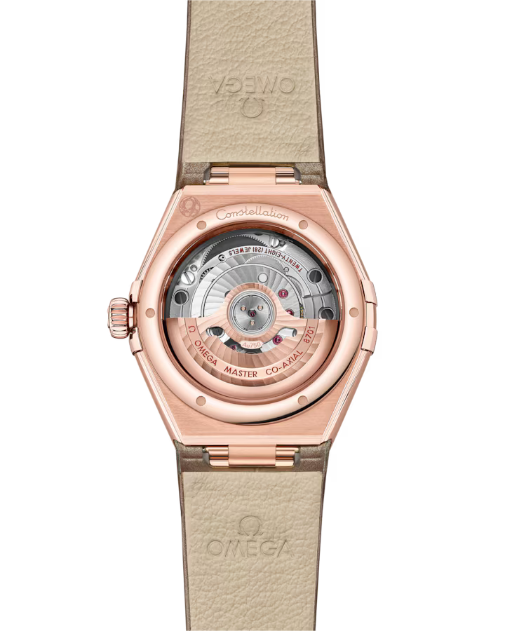 Omega Constellation Ladies' Selection 29mm Sedna�?gold on leather strap 131.53.29.20.55.002 - Image 2