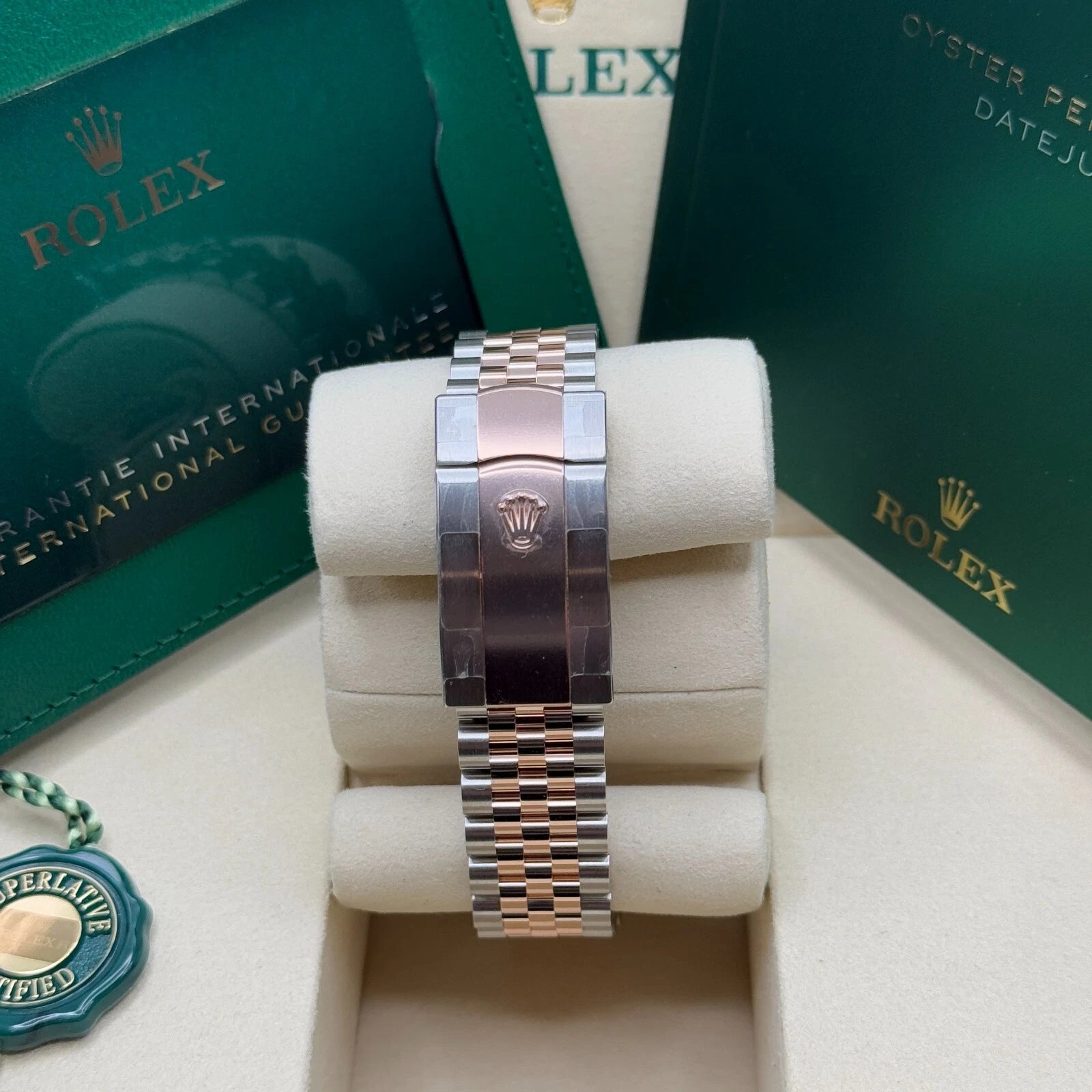 Rolex Datejust 41mm 126331 Chocolate Index Jubilee Steel and Everose Gold Watch - Image 5