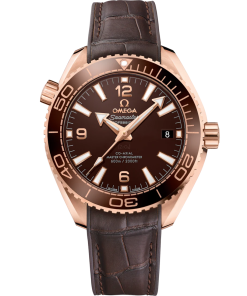 Omega Seamaster Planet Ocean 600M 39.5mm Brown Dial Sedna�?18k Rose Gold Strap 215.63.40.20.13.001