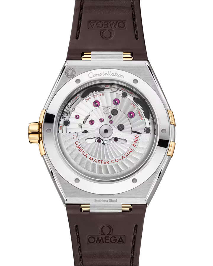 OMEGA Constellation 41mm, steel �?yellow gold on Leather strap 131.23.41.21.06.002 - Image 2