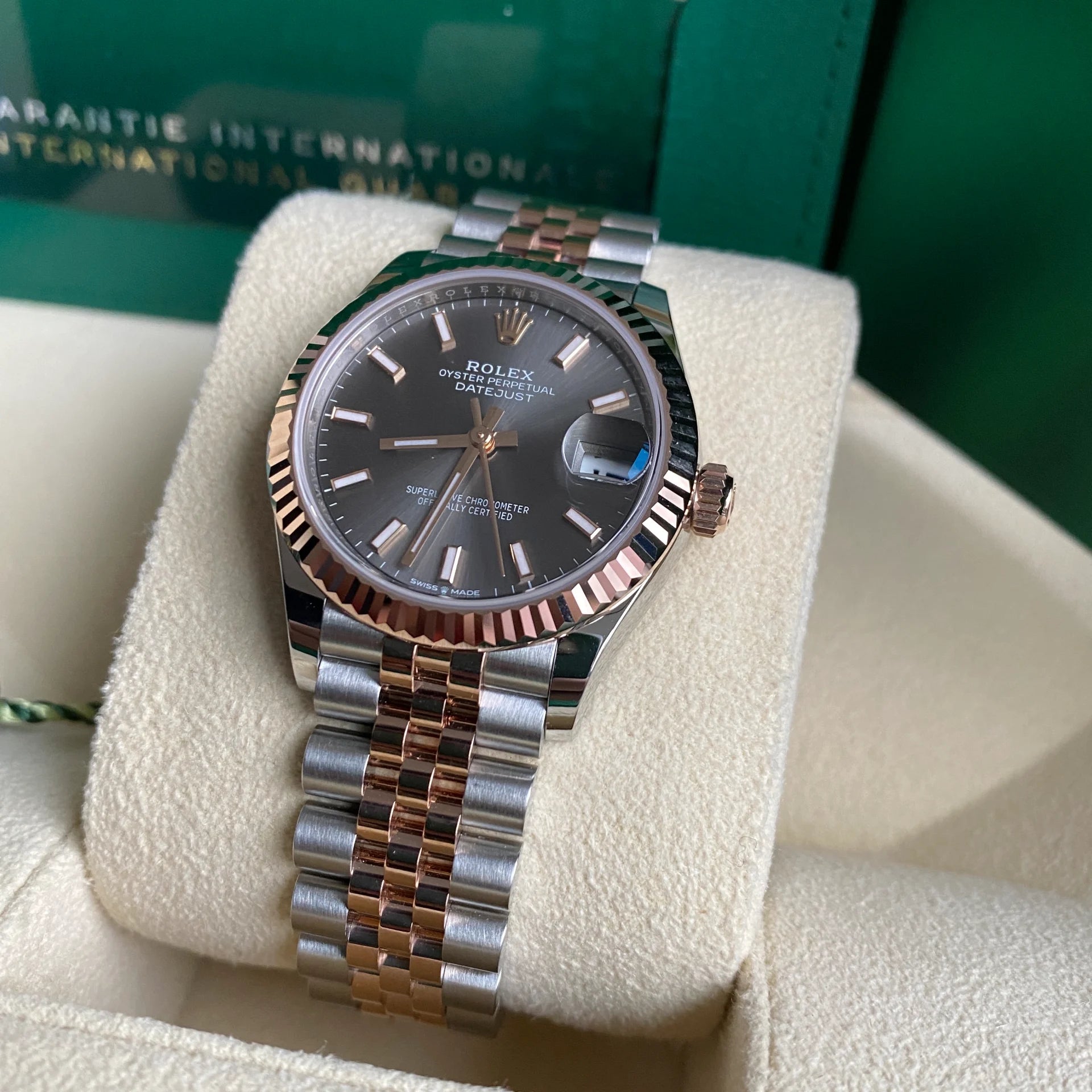Rolex Datejust m278271-0017/0018 Slate 31mm Dial Oyster Bracelet Watch - Image 8