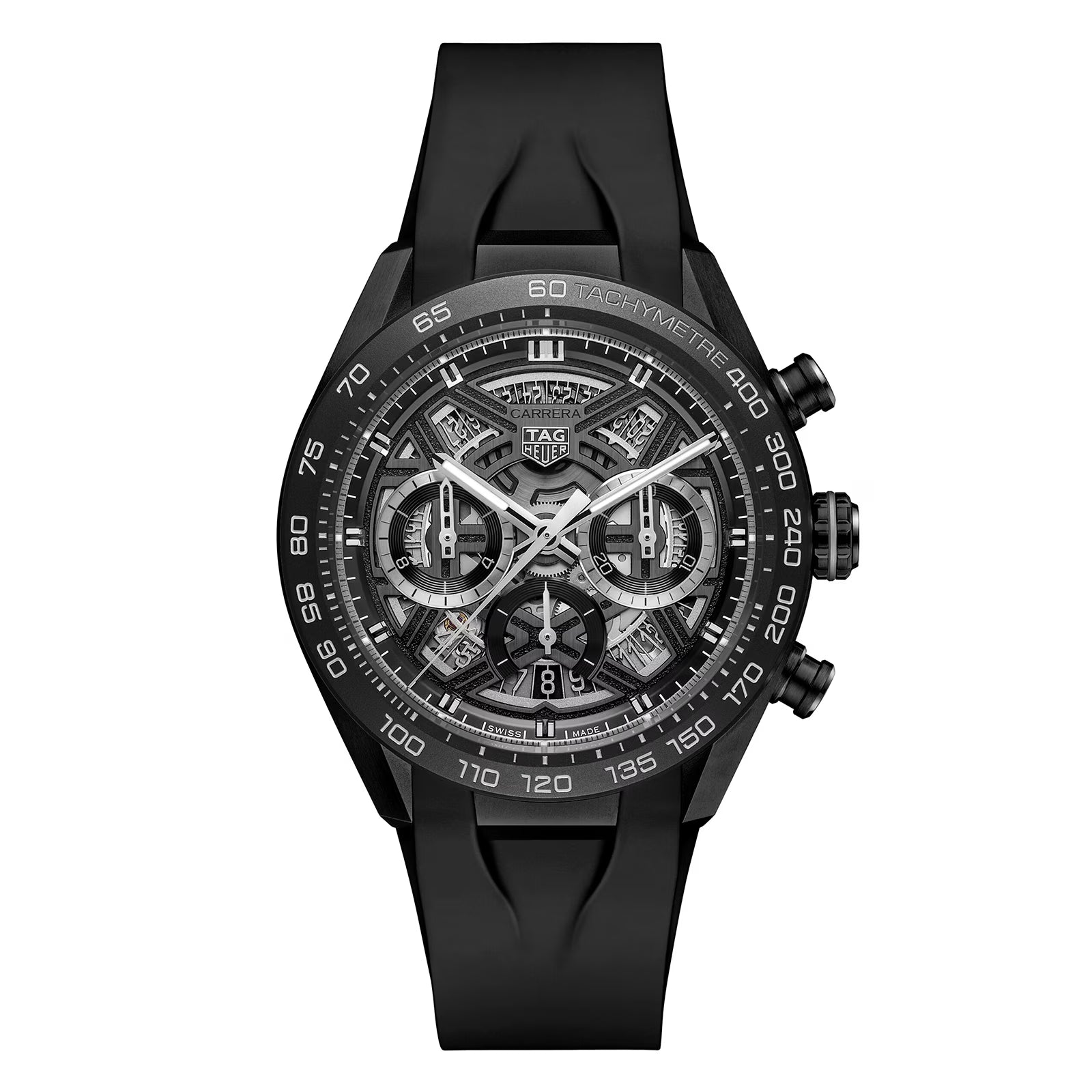 TAG Heuer Carrera Chronograph Extreme Sport 44mm Mens Watch Black CBU2080.FT6272