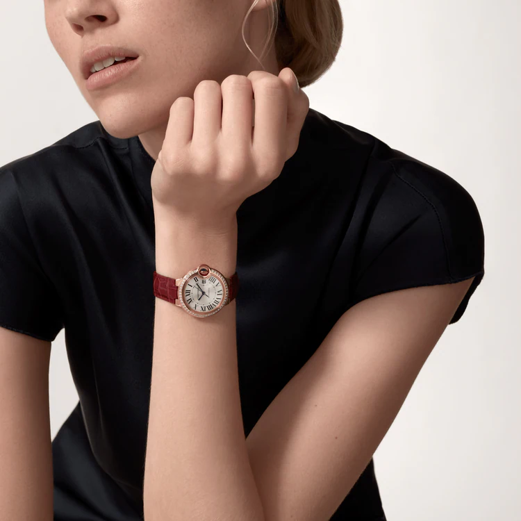 Cartier BALLON BLEU Diamond Rose Gold 33mm - Image 9